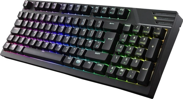 Cooler Master MasterKeys Pro M, LEDs RGB, MX RGB RED, USB, DE