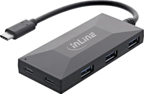 InLine USB-Typ C Hub, ohne Netzteil, USB-C 3.0 [Stecker] (35399)