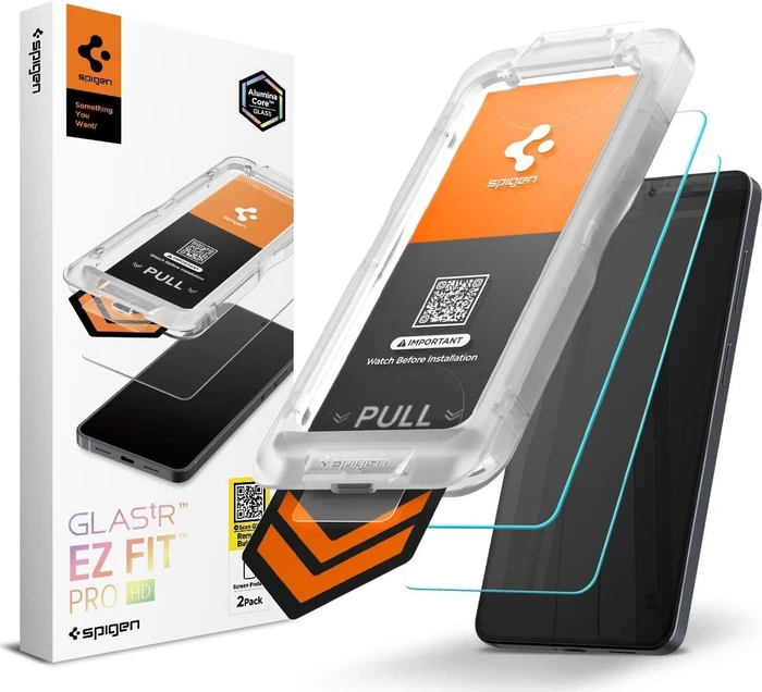 Spigen GLAS.tR EZ Fit Pro HD Screen Protector für Samsung Galaxy S26+, 2er-Pack