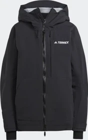 adidas Terrex 3-Layer Post-Consumer Snow Skijacke shadow maroon/pulse olive (Damen)