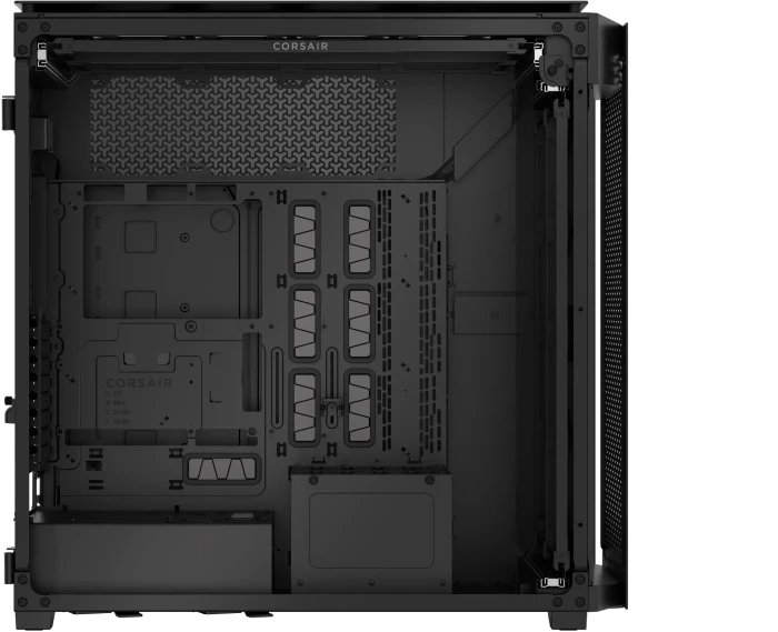 Corsair 9000D RGB Airflow Black, Glasfenster
