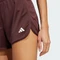 adidas Pacer Essentials Knit High-Rise Shorts aurora ruby/brown (Damen) Vorschaubild