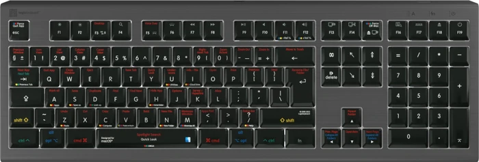LogicKeyboard Astra 2 macOS X Shortcuts Mac, USB, UK
