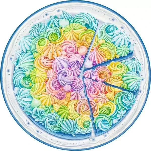 Ravensburger Puzzle Circle of Colors Rainbow Cake