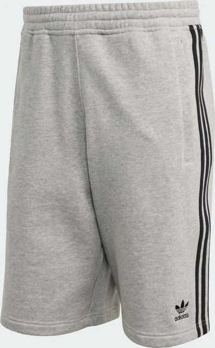 adidas Adicolor 3-Streifen Trainingshose kurz medium grey heather/black (Herren)