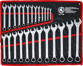 BGS technic DIY Schraubenschlüsselsatz inkl. Tasche, 25-tlg.