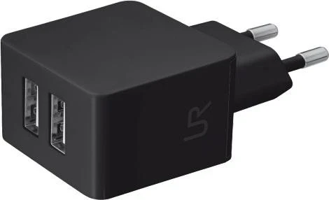 Trust Urban Revolt 5W Wall Charger 2-Port schwarz