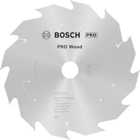 Bosch Professional Standard for Wood Kreissägeblatt 12Z, 165x1x20mm, 1 Stück