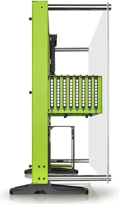Thermaltake Core P5 grün, Acrylfenster