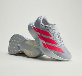 adidas Adizero Evo SL silver metallic/lucid red/iron metallic (Damen)