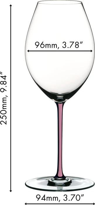 Riedel Fatto A Mano Syrah Rotweinglas mauve
