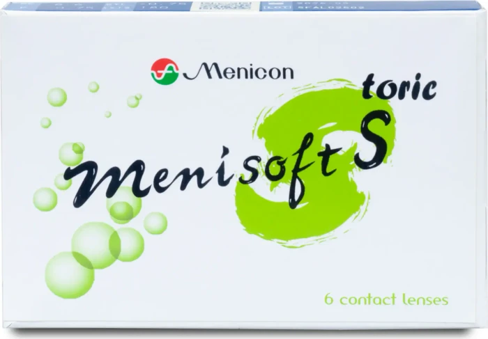 Menicon Menisoft S Torisch, +0.00 Dioptrien, 6 Stück