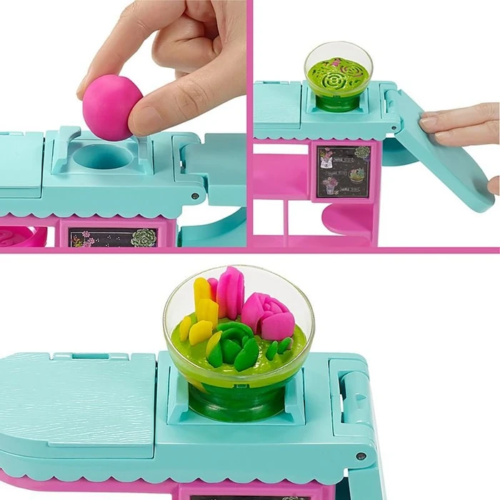 Mattel Barbie - Floristen-Spielset mit blonder Puppe