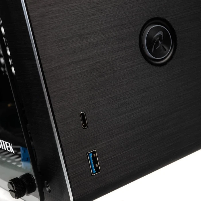 Raijintek Ophion Evo, schwarz, Glasfenster, Mini-ITX