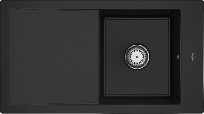Villeroy & Boch Timeline 50 flat flächenbündig Becken reversibel chromite