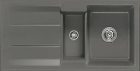 systemceram Genea 100 F Einbau Becken reversibel lava