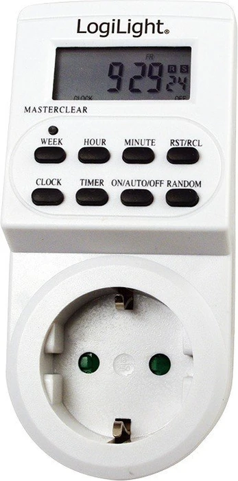 LogiLight digitale Wochenzeitschaltuhr, weiß
