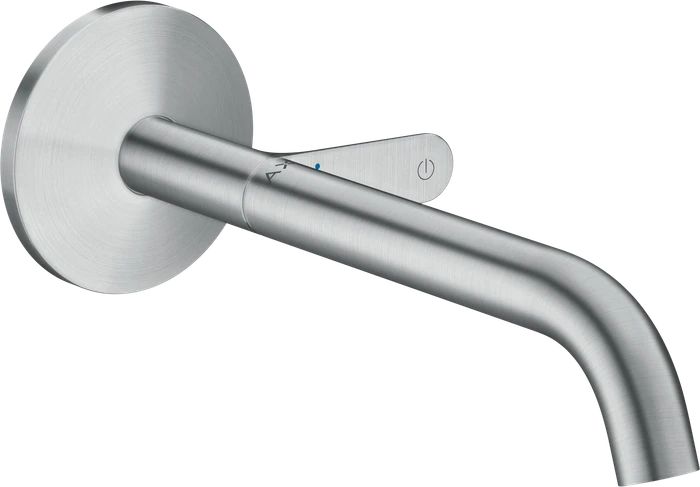 Hansgrohe Axor One Waschbeckenarmatur für Wandmontage Select mit Auslauf 220mm brushed chrome