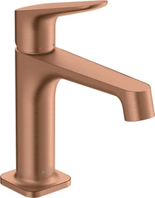 Hansgrohe Axor Citterio M 250 Waschbeckenarmatur mit Ablaufgarnitur brushed red gold