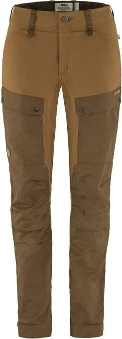 Fjällräven Keb Trousers Curved Short Hose lang timber brown/chestnut (Damen)