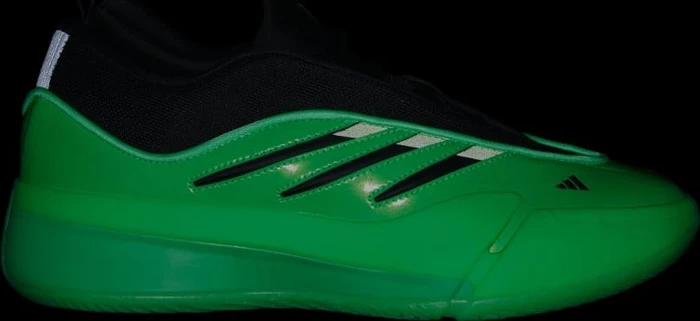 adidas Dame 9 screaming green/core black/pulse lime