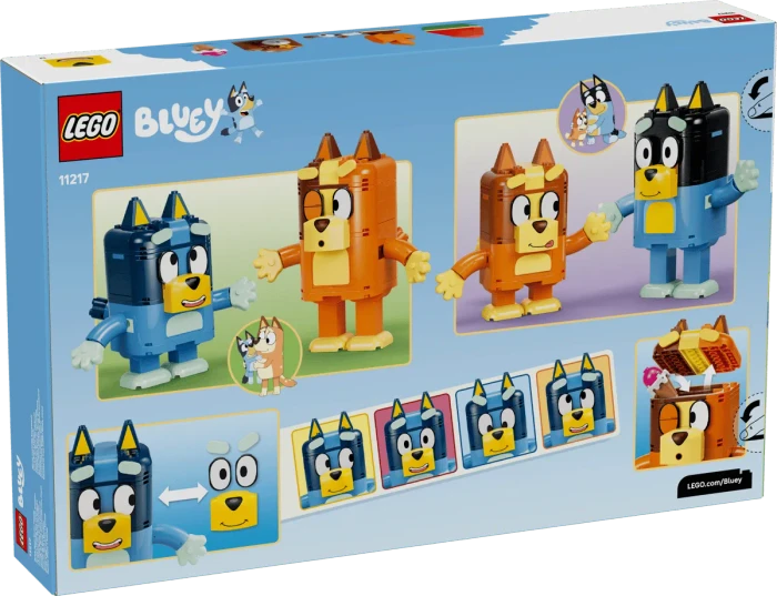 LEGO Bluey - Blueys Familie aus LEGO Steinen