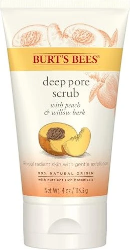Burt's Bees Pfirsich & Weidenrinde Gesichtspeeling, 110g
