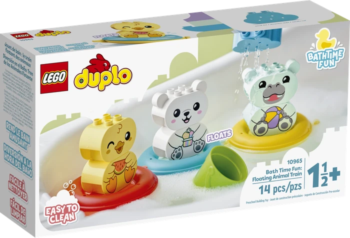 LEGO DUPLO - Badewannenspaß: Schwimmender Tierzug