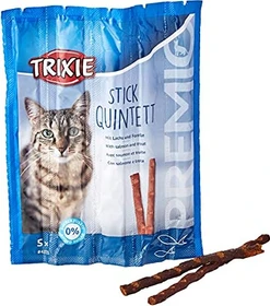 Trixie Premio Quadro-Sticks Anti-Hairball Lchs/Forelle, 20g