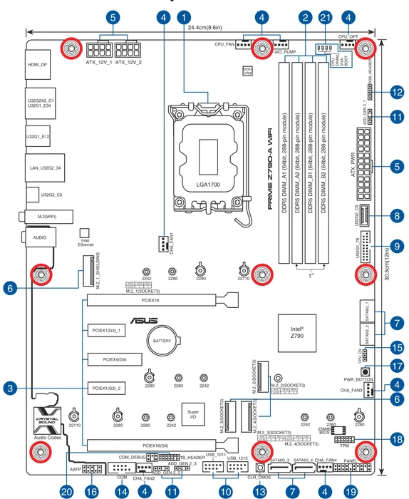 ASUS Prime Z790-A WIFI-CSM (Intel 1700)
