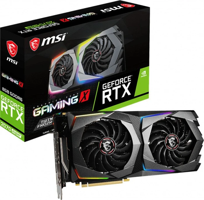 MSI GeForce RTX 2070 SUPER Gaming X, 8GB GDDR6, HDMI, 3x DP