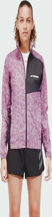 adidas Terrex Trail Running Laufjacke burgundy/preloved fig (Damen)