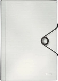 Leitz Solid Projektmappe, 6 Fächer, A4, weiß