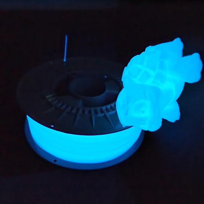 Nobufil PETG, glow in the dark blue, Spule, 1.75mm, 1.00kg