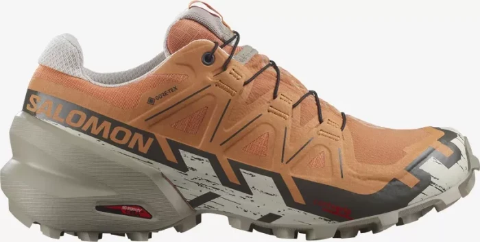 Salomon Speedcross 6 Gore-Tex coral gold/vintage khaki/rainy day (Damen)