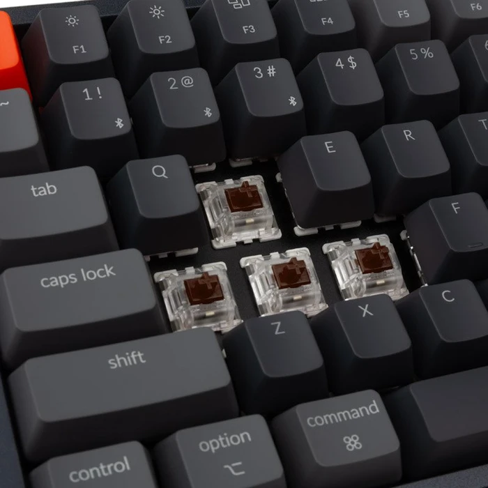 Keychron K2 V2, Aluminium, LEDs RGB, Gateron RED, USB/Bluetooth, DE