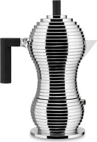 Alessi Pulcina Induktion 6 Tassen Espressokanne schwarz