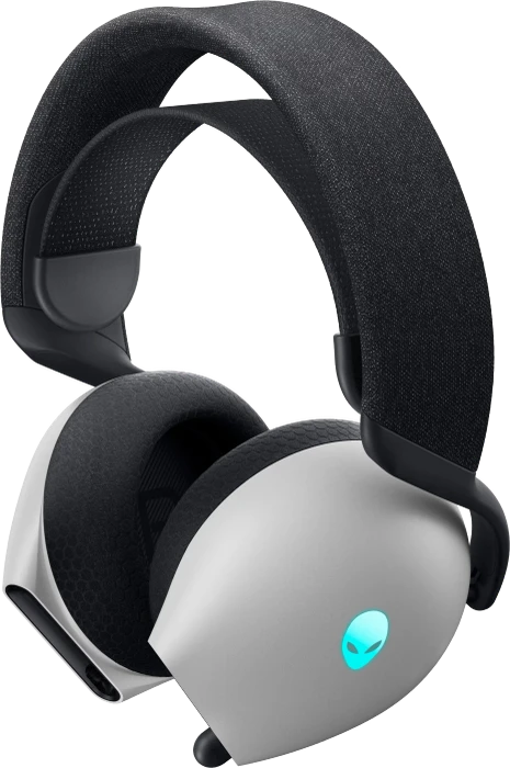 Dell Alienware Tri Mode Wireless Gaming Headset AW725H Lunar Light