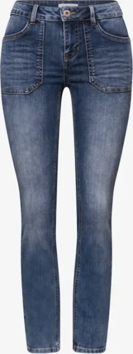 Street One Studio Slim Leg Jeans medium blue washed (Damen)