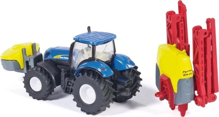 SIKU Farmer New Holland Kverneland mit Pflanzenschutzs