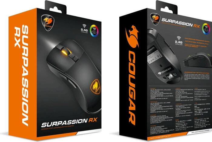 Cougar Surpassion RX Wireless Optical Gaming Mouse, USB