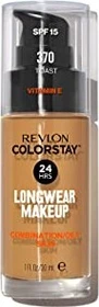 Revlon ColorStay Longwear Makeup For Combination/Oily Skin 370 toast LSF15, 30ml