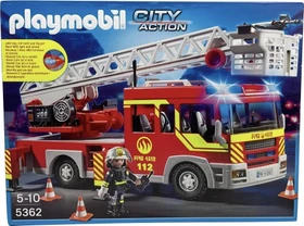 playmobil City Action Feuerwehr-Leiterfahrzeug mit Licht und Sound