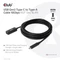 Club 3D USB-C 3.1 Kabel, aktiv, 10Gb/s, USB-C 3.1 Stecker auf USB-A 3.1 Buchse, 5m Vorschaubild