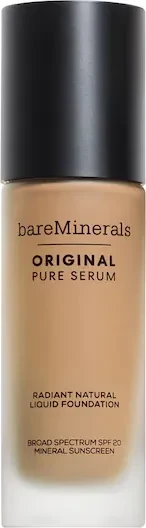 bareMinerals Pure Serum Radiant Natural Liquid Foundation Nr. 3 medium neutral LSF20, 30ml