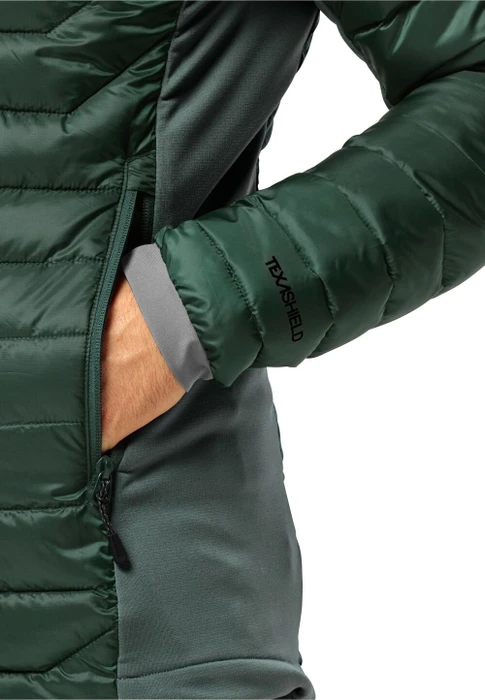 Jack Wolfskin Routeburn Pro Ins Funktionsjacke black olive/firefly (Herren)
