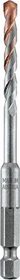 Alpen HM Dachziegelbohrer, 6x54x100mm, 10 Stück