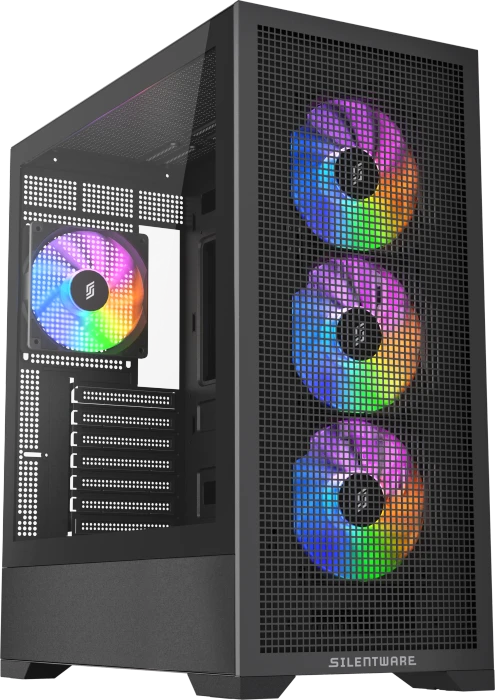 Silentware Core 100 A-RGB Black, Glasfenster