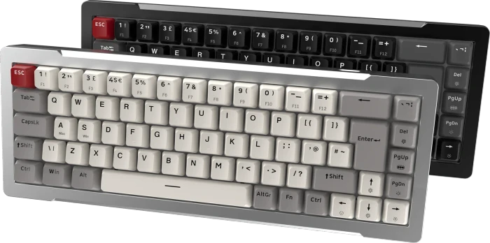 Raijintek MGA-68 Magnetic Switch Keyboard, schwarz, LEDs RGB, Hejin Magnetic Yellow, USB, DE