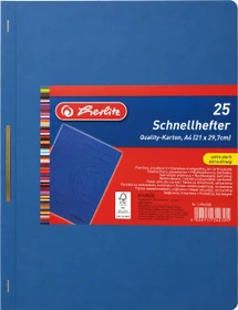Herlitz Schnellhefter Colorspan, A4, blau, 25er-Pack